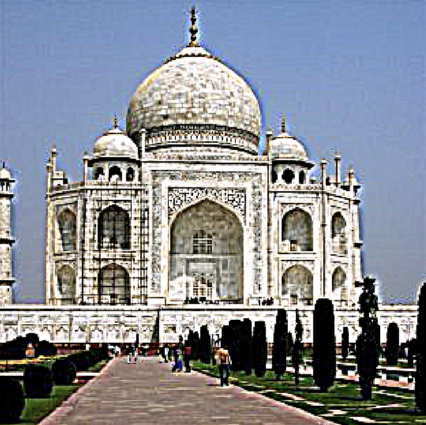 Sharpened Taj Mahal with Alpha = 4.0