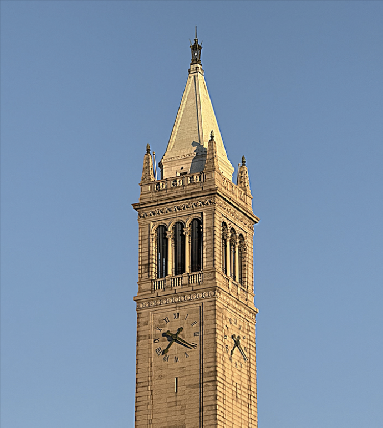 Sharpened Campanile with Alpha = 1.0