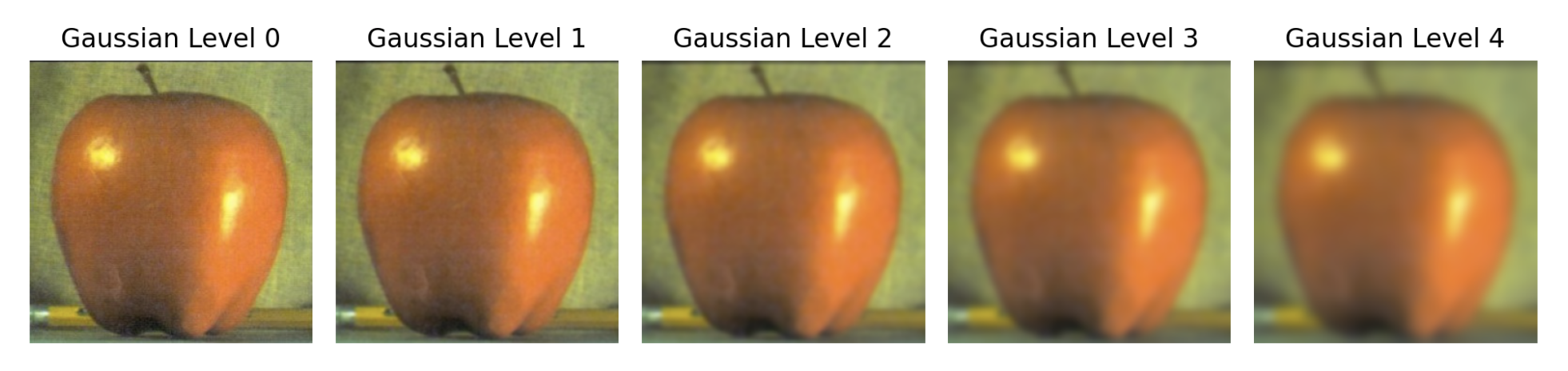 Picture of Gaussian Stack of Apple