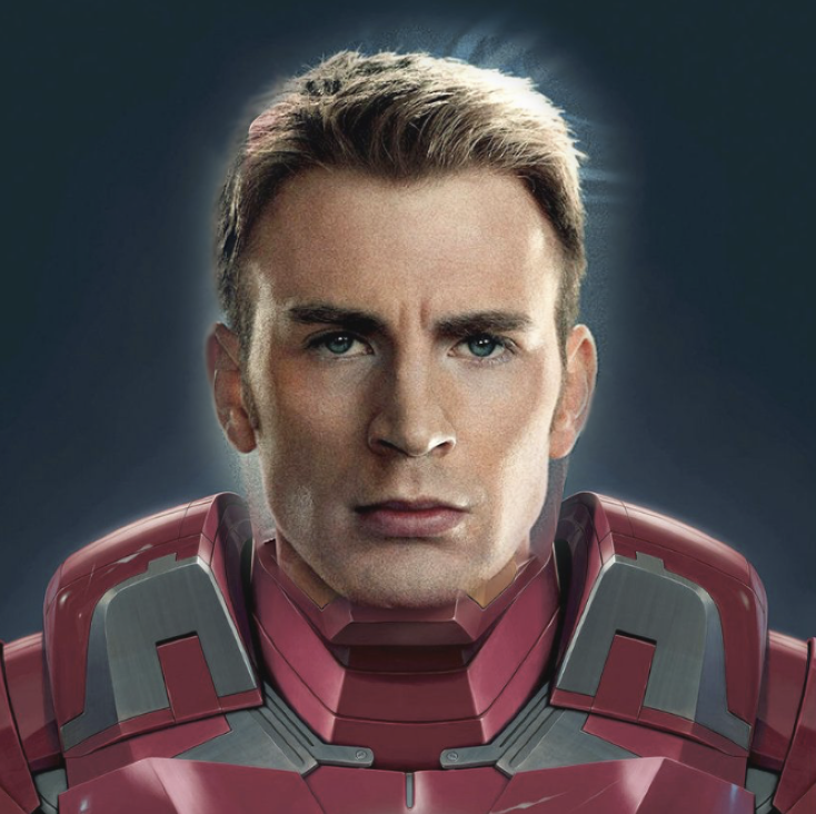 Captain IronMan hybrid image