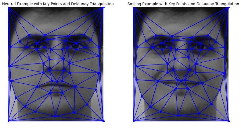 Facial Key Points and Delaunay Triangulation