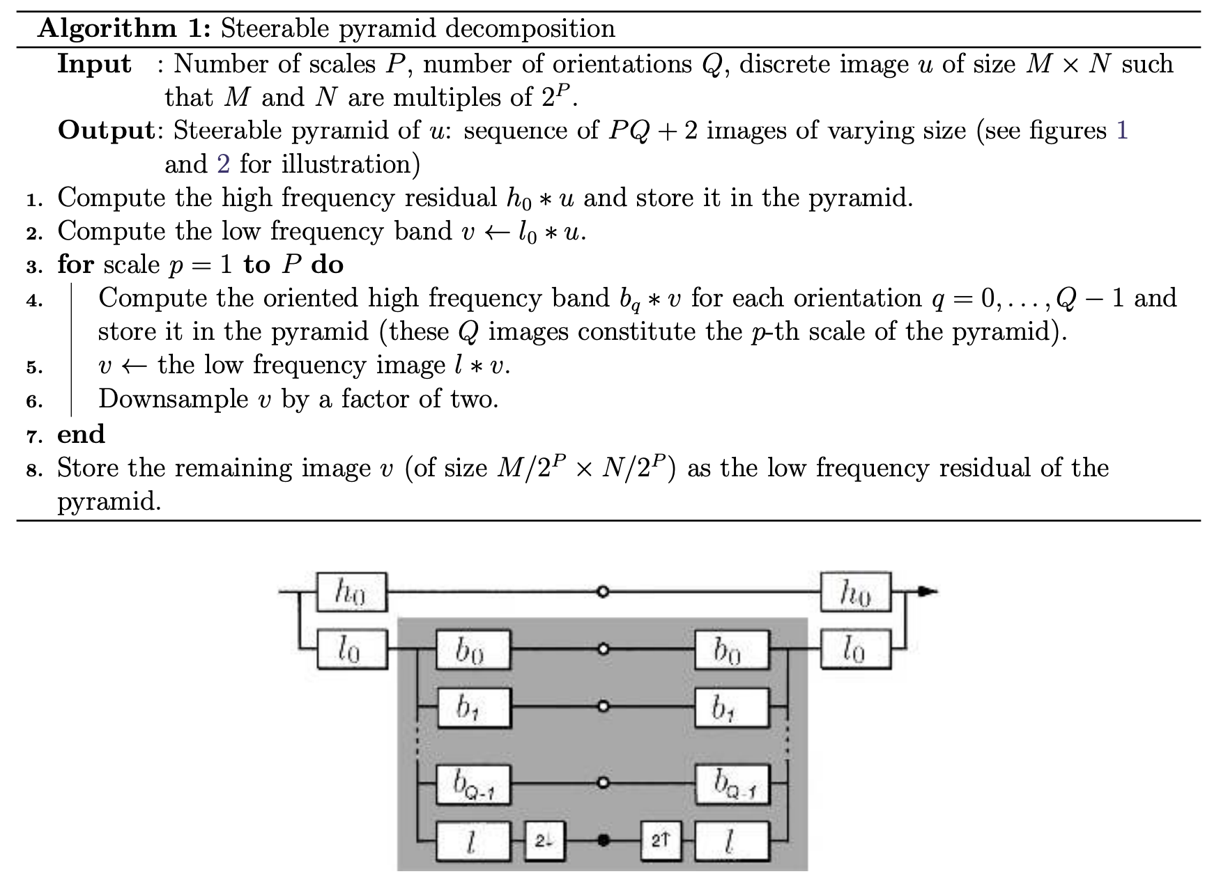 Steerable Pyramid Decomposition